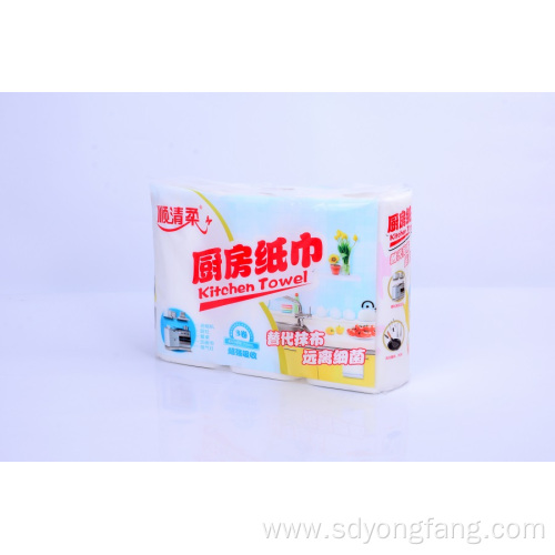 3 Ply White Color Kitchen Sanitary Cleaning Paper